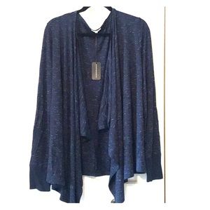 Drape front cardigan